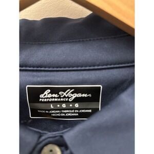 Ben Hogan Shirt Men's Large Polo Golf Performance Casual Golf Navy Blue VGC